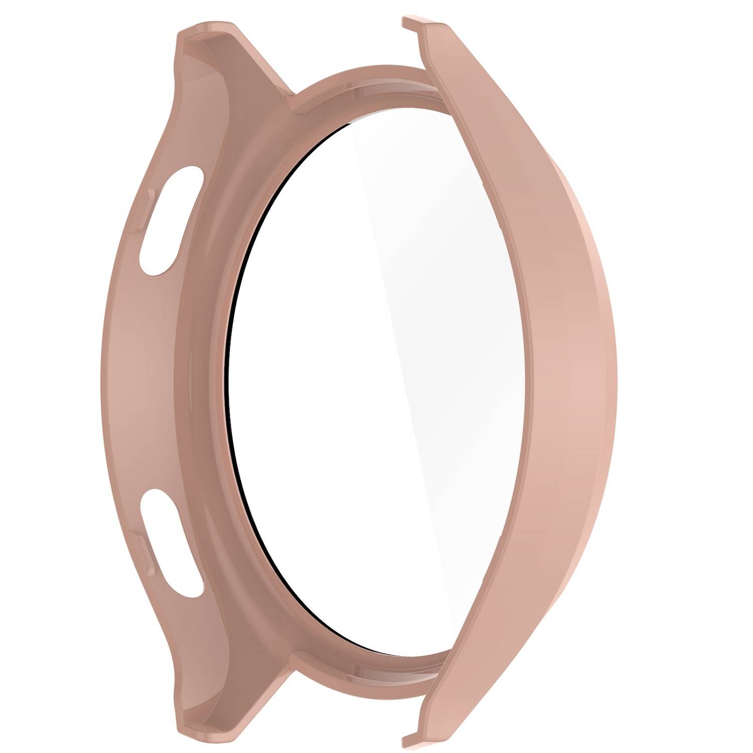 Für Xiaomi Watch 2 Kunststoff PC Smart Watch Hülle + H9 Schutz Hart Glas Pink