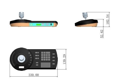 Dahua - NKB1000-E - Zubehör - Eingabegerät, Eingabegerät zur Kontrolle von: DAHUA Standalone DVR, DAHUA High Speed Dome