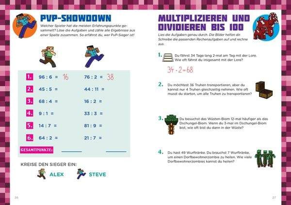 Mathe für Minecrafter - Textaufgaben