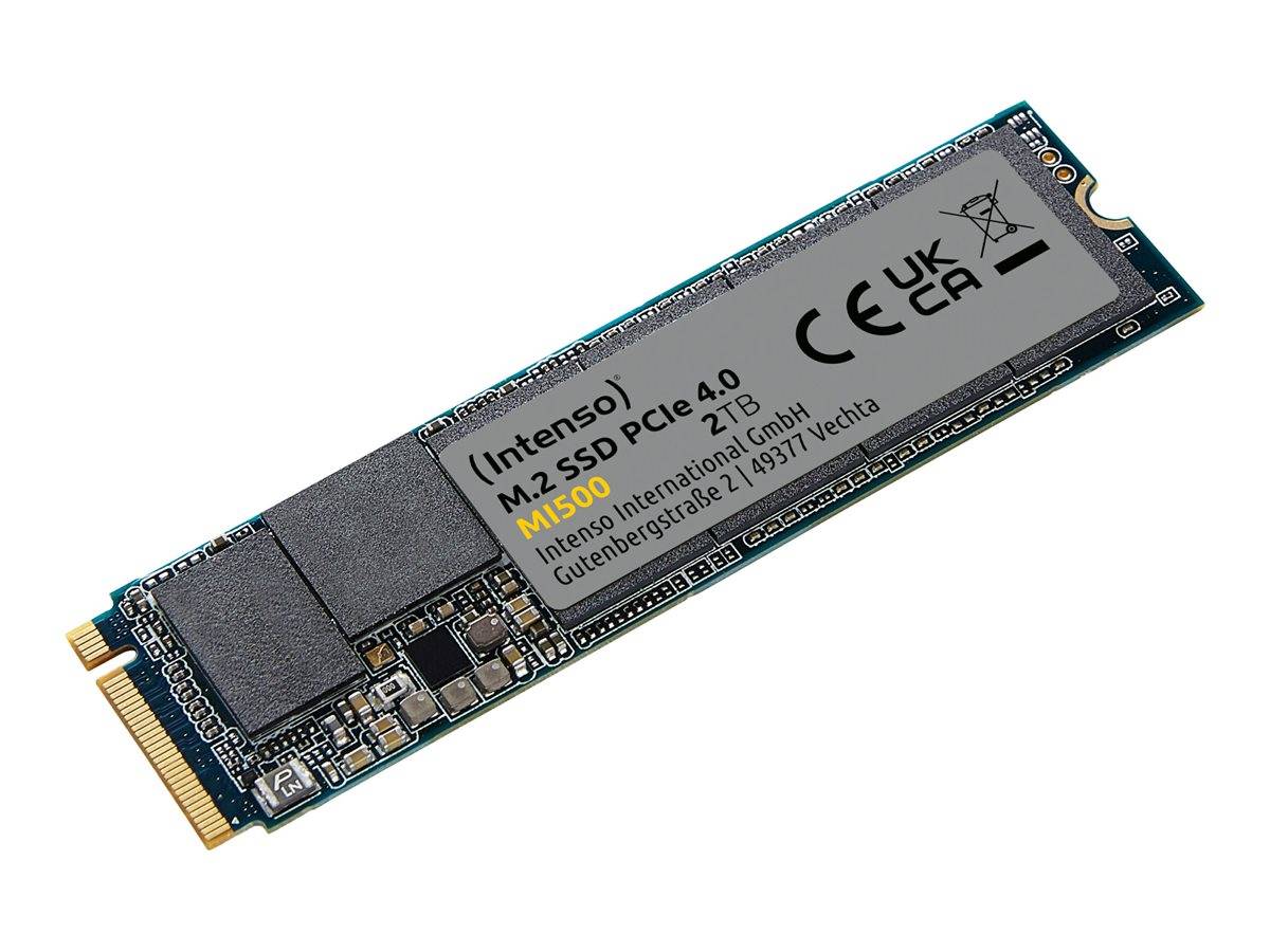 M.2 PCIe 4.0 2TB SSD-Modul mit der Bezeichnung 'Intenso M.2 SSD PCIe 4.0 2TB