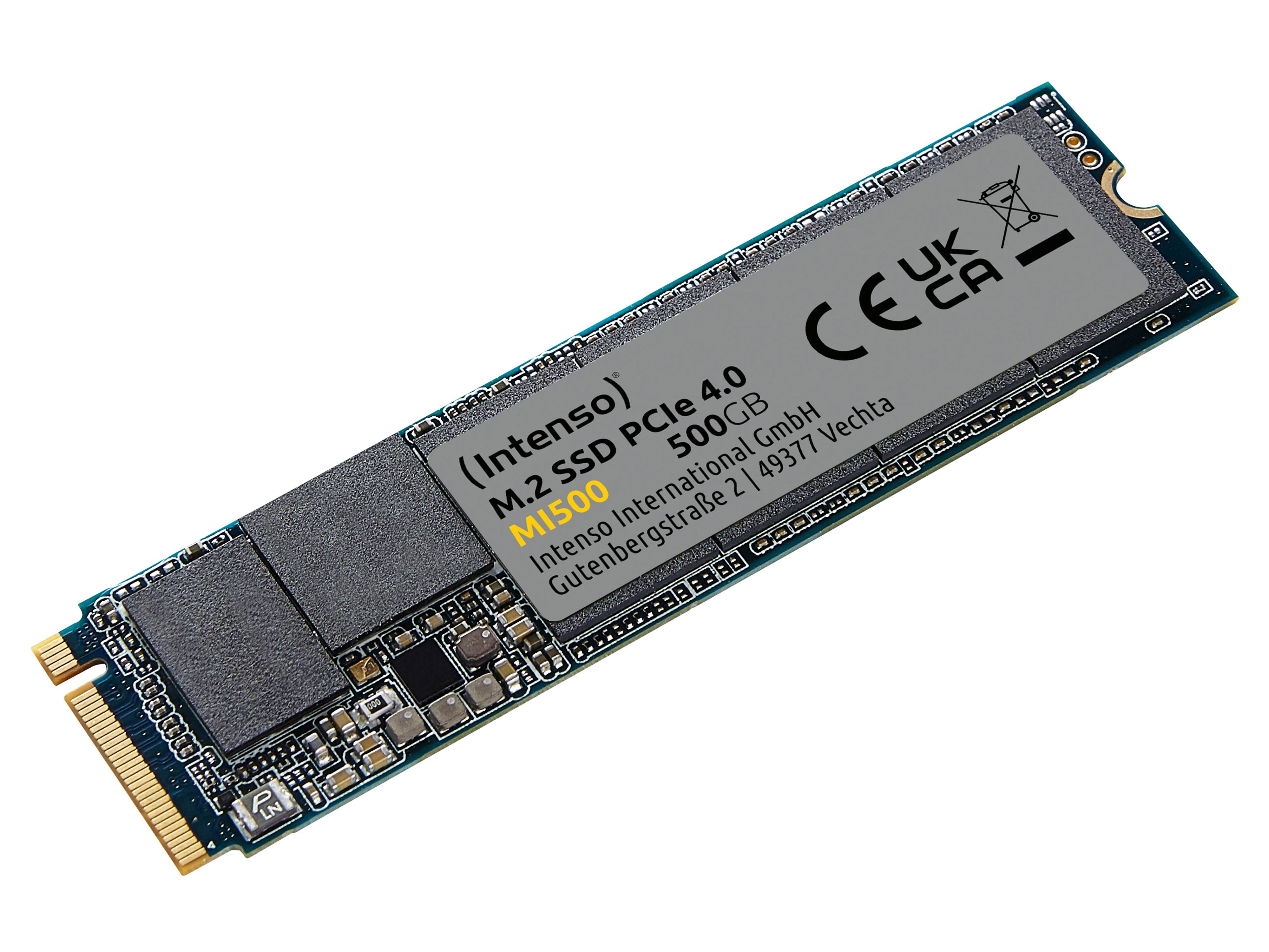 Intenso M.2 SSD PCIe MI500 500GB Gen.4x4 NVME 1.4 intern