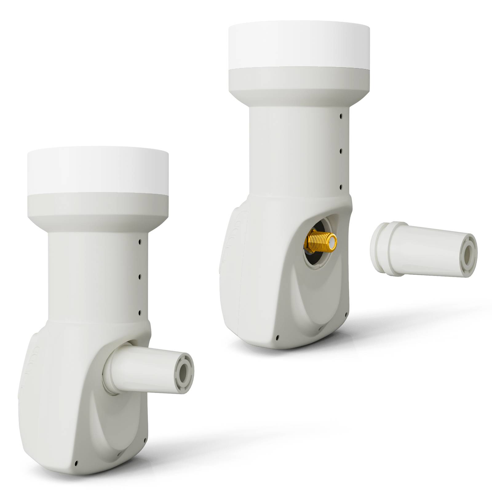 hb-digital LNB Single für 1 Teilnehmer UHD 101S weiß