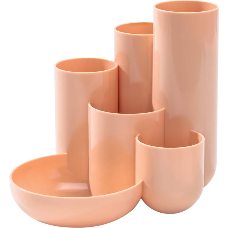 HAN Multiköcher CAMPUS, 6 Fächer, Polystyrol, pastellorange