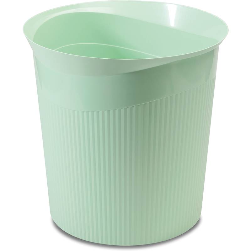 HAN Papierkorb Re-LOOP, Öko-Kunststoff, 13 Liter,pastellgrün