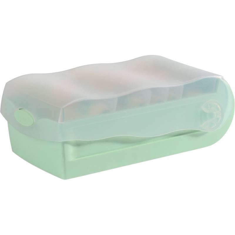 HAN Lernkartei CROCO, A7 quer, pastellgrün-transluzent