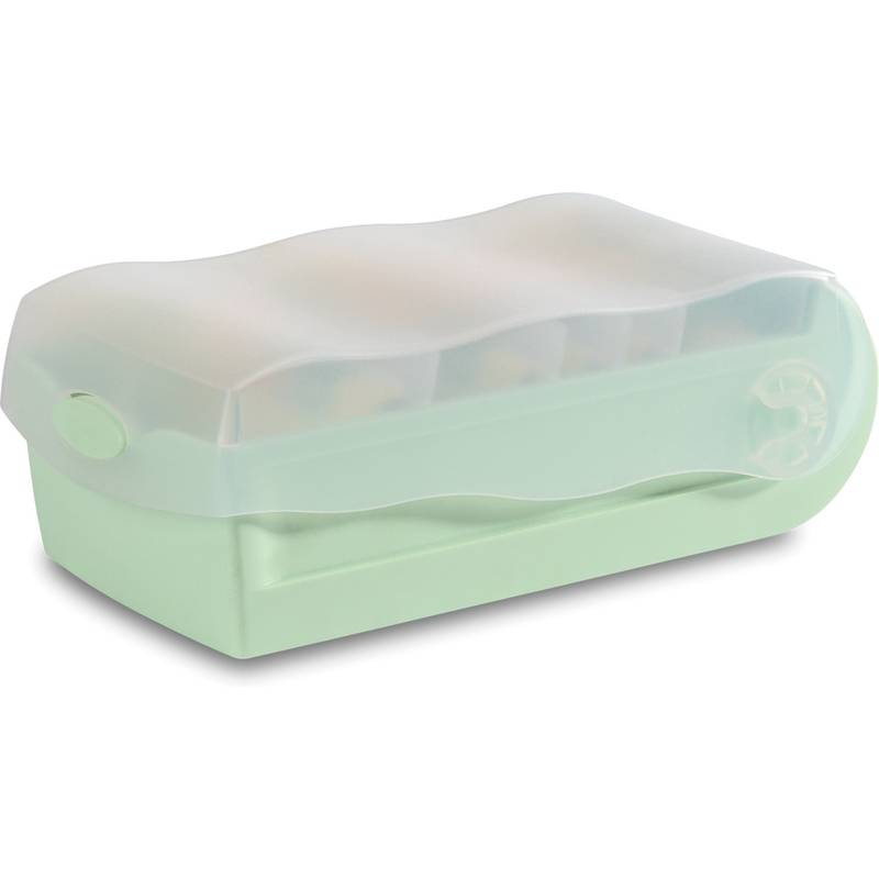 HAN Lernkartei CROCO, A8 quer, pastellgrün-transluzent