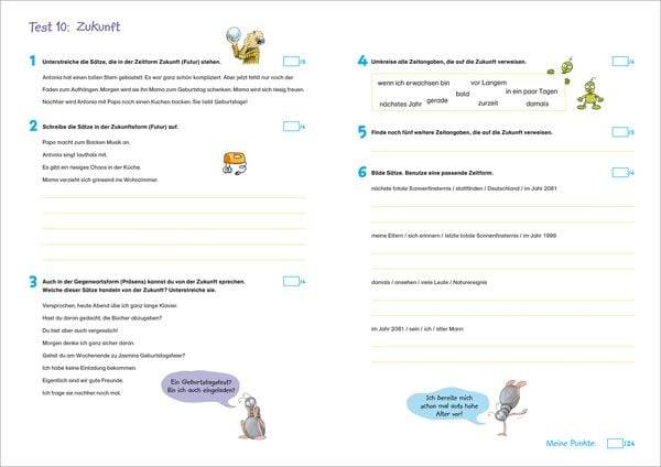 Fit für Deutsch 4. Klasse. Mein Testheft