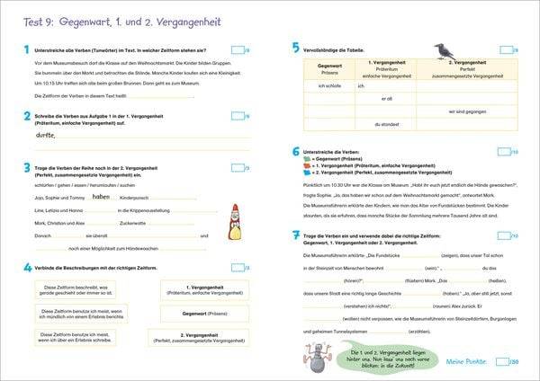 Fit für Deutsch 4. Klasse. Mein Testheft