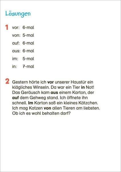 Fit für Deutsch 2. Klasse. Mein 5-Minuten-Block