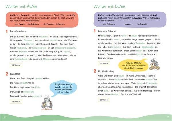 Fit für Diktate 3. Klasse. Mein Übungsheft