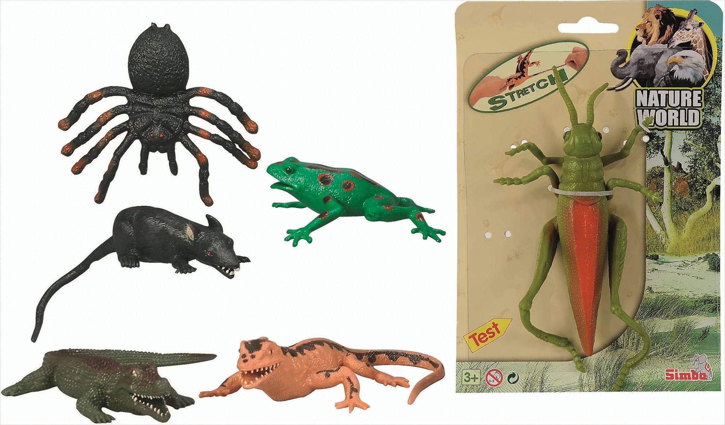 GW56c2 Nature World Stretch-Kreaturen, 6-sort. Neu & OVP