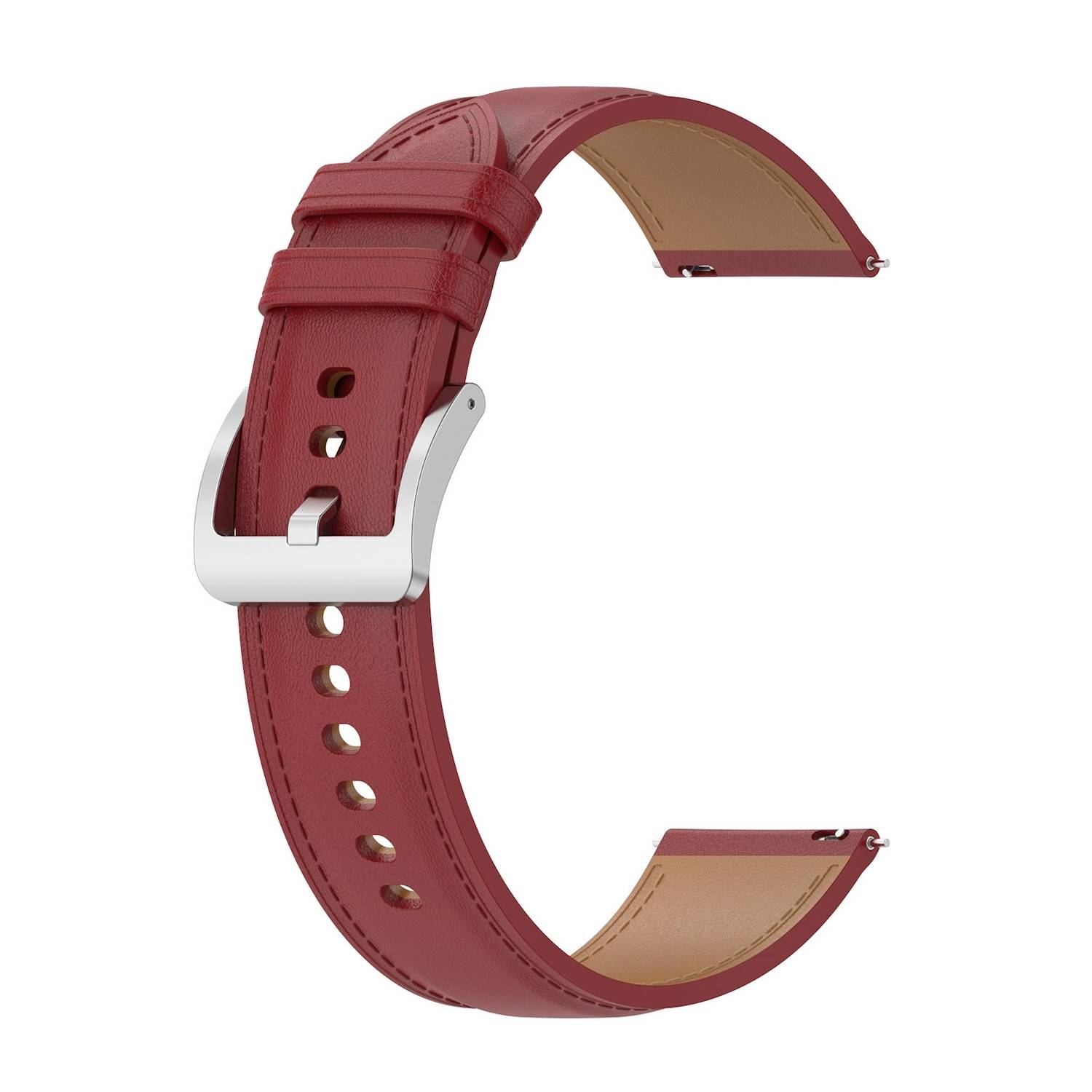 Für Xiaomi Watch 2 hochwertiges Design Leder Armband Watch Ersatz Arm Band Rot