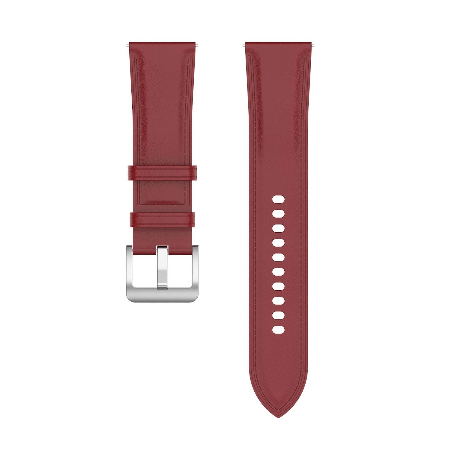 Für Xiaomi Watch 2 hochwertiges Design Leder Armband Watch Ersatz Arm Band Rot
