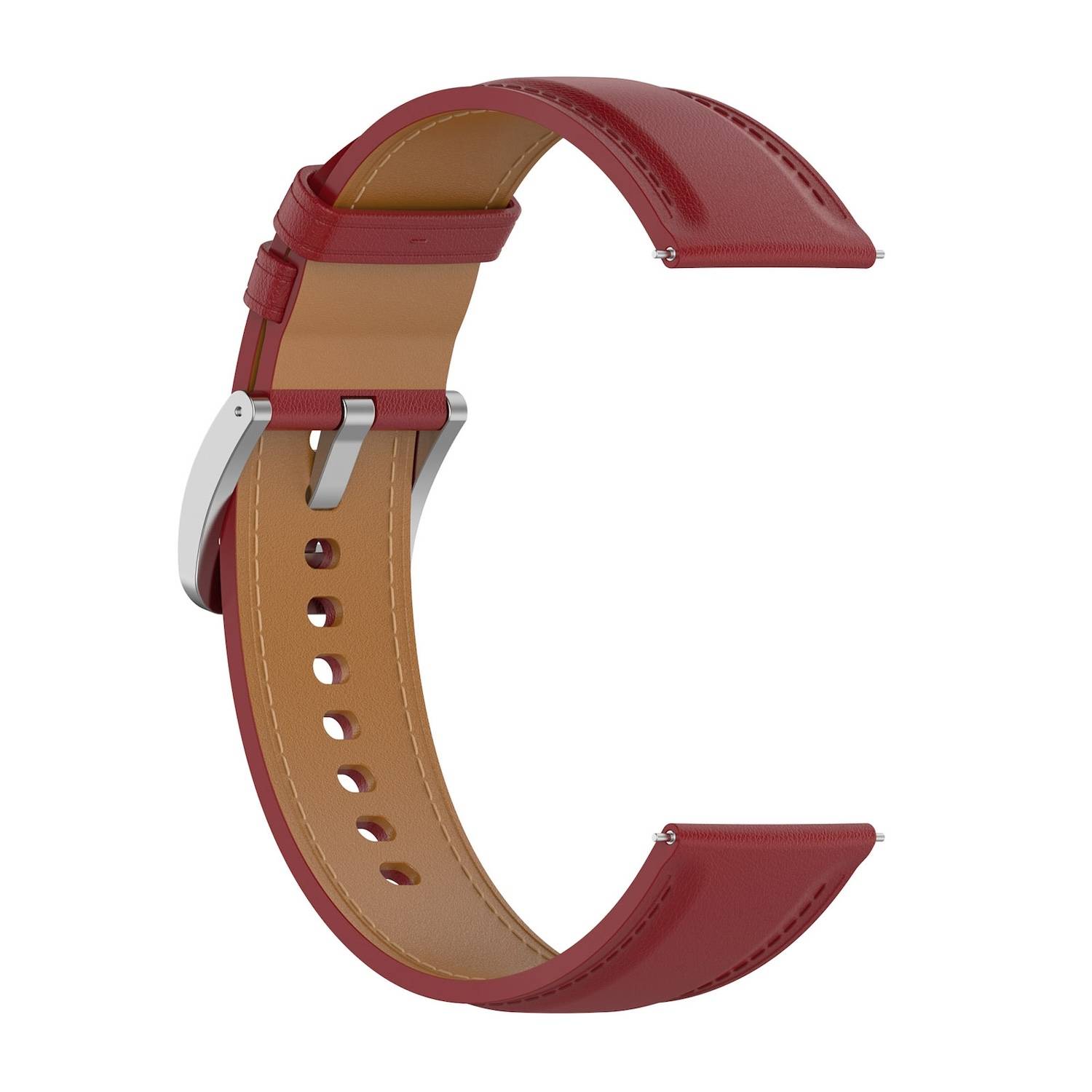 Für Xiaomi Watch 2 hochwertiges Design Leder Armband Watch Ersatz Arm Band Rot