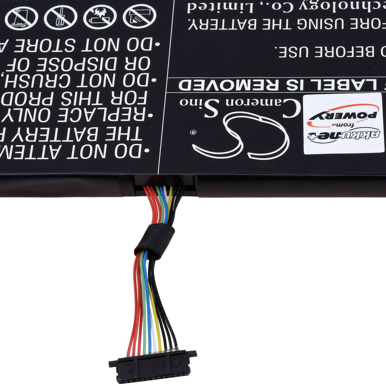 Powery Akku für Lenovo Y7000 2020 Laptop, 15,36V, Li-Polymer