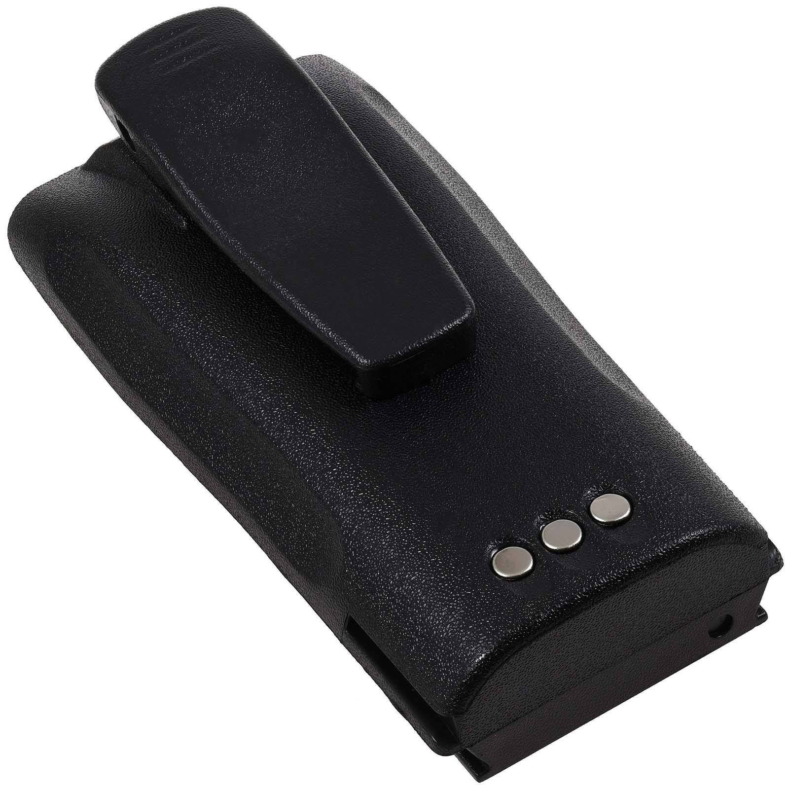 Powery Powerakku für Motorola CP150 Funkgerät Bauform beachten!, 7,4V, Li-Ion