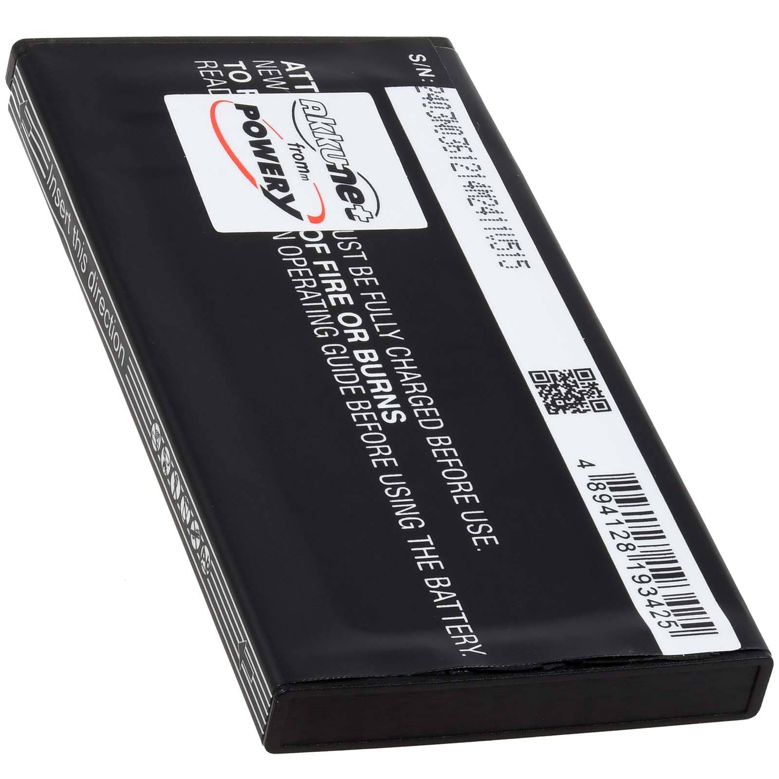 Powery Akku passend für Satellitentelefon Thuraya X5 Touch Typ THC3800, 3,8V, Li-Polymer