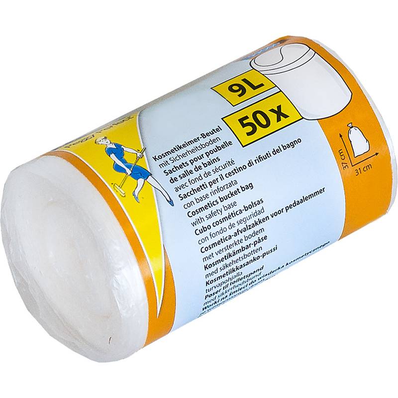 Peggy Perfect Mülleimerbeutel HDPE, 9 - 15 l, transparent