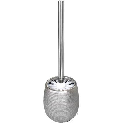 Peggy Perfect WC-Garnitur, Topf rund, Keramik, silber