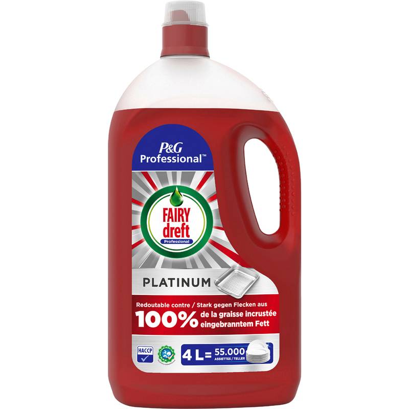 P&G Professional FAIRY Handspülmittel Platinum, 4 Liter