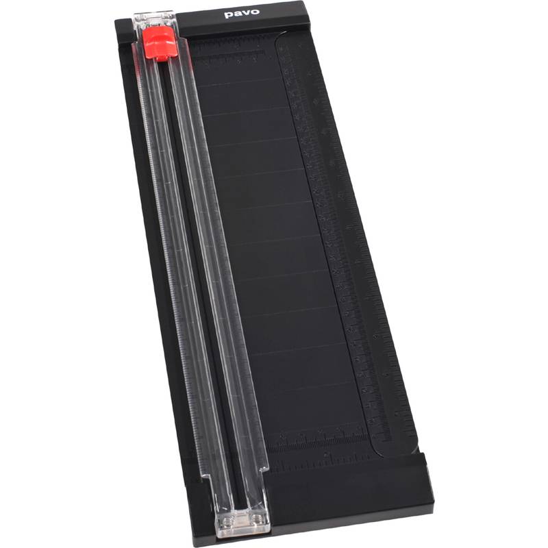 pavo Rollen-Schneidemaschine, DIN A4, schwarz