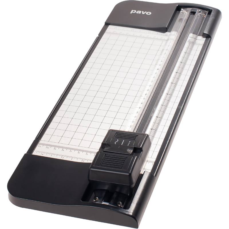 pavo Rollen-Schneidemaschine Multicutter, DIN A4, schwarz