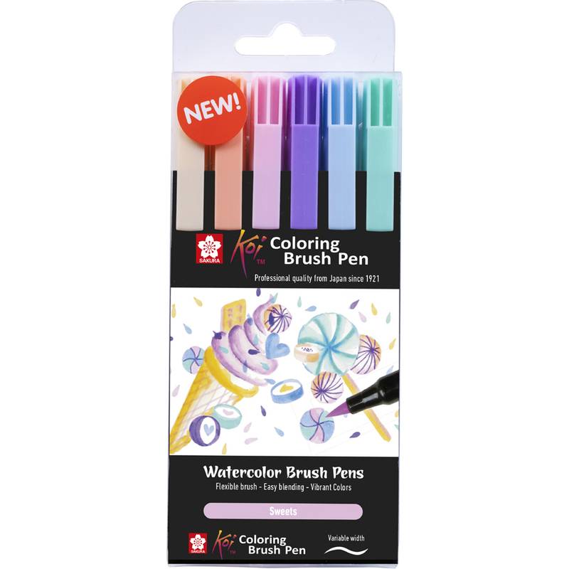 SAKURA Pinselstift Koi Colouring Brush Pen "Sweets"