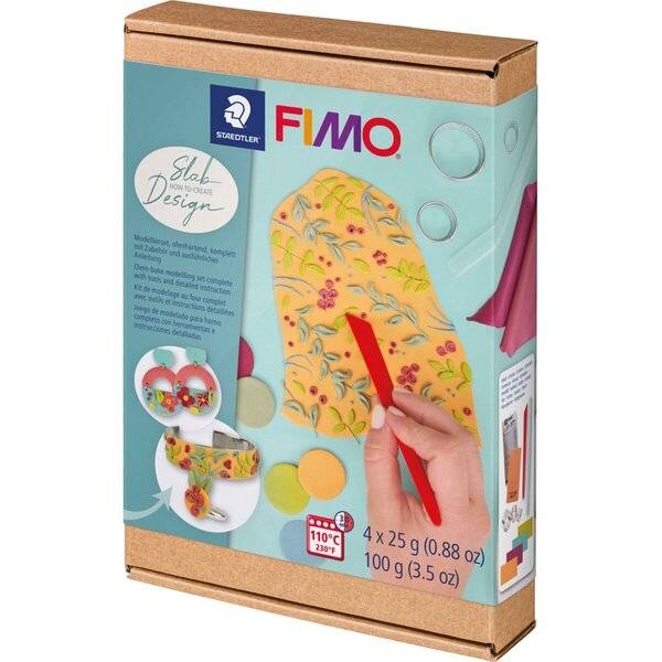 Modelliermasse Set Fimo HTC slab design
