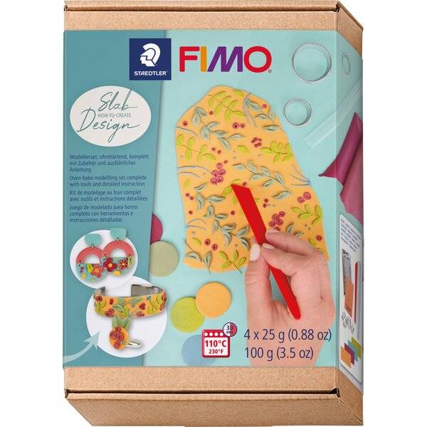 Modelliermasse Set Fimo HTC slab design