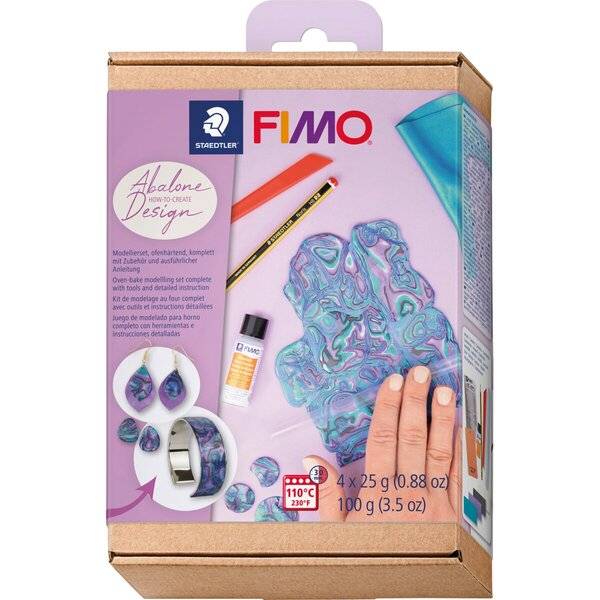 Modelliermasse Set Fimo HTC abalone desi