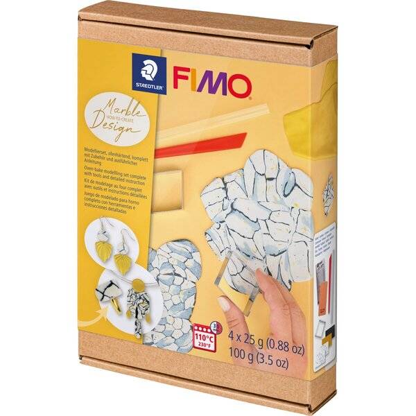 Modelliermasse Set Fimo HtC marmor desig