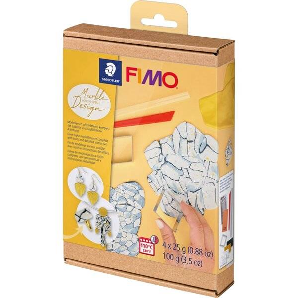 Modelliermasse Set Fimo HtC marmor desig