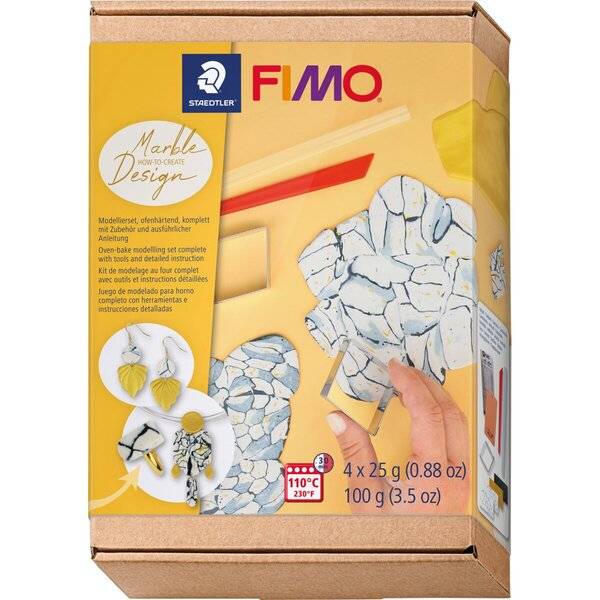 Modelliermasse Set Fimo HtC marmor desig