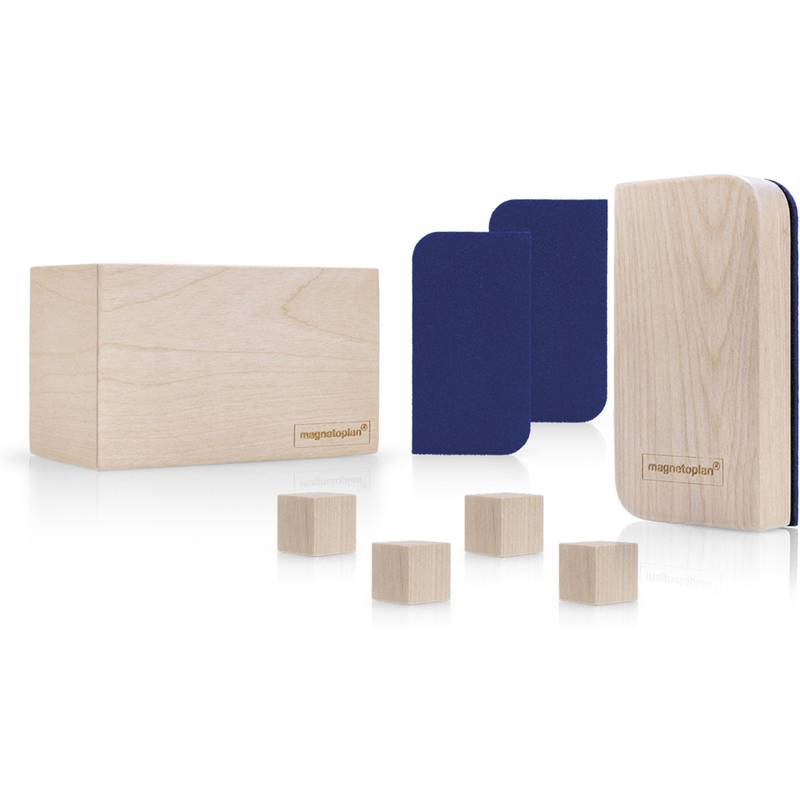 magnetoplan Whiteboard Zubehör-Set Wood Series, birke