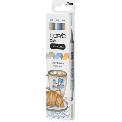 COPIC Marker ciao, 3er Set "Cozy Palette"