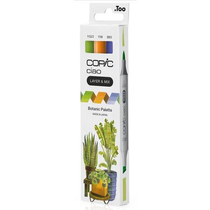 COPIC Marker ciao, 3er Set "Botanic Palette"