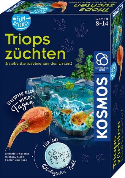KOSMOS 637231 - Fun Science, Triops züchten, Experimentierkasten