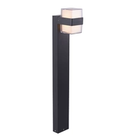 Stehlampe Stehleuchte Wegelampe Außenlampe Pollerleuchte, Wetterfest IP44 2 flammig, anthrazit, 2x LED 8W 700Lm 3000K, LxBxH 15x9,5x75cm Stehlampe Stehleuchte Wegelampe Außenlampe Pollerleuchte, Wetterfest IP44 2 flammig, anthrazit, 2x LED 8W 700Lm 3000K, LxBxH 15x9,5x75cm