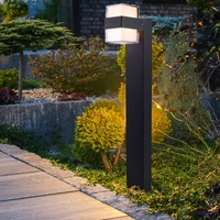 Stehlampe Stehleuchte Wegelampe Außenlampe Pollerleuchte, Wetterfest IP44 2 flammig, anthrazit, 2x LED 8W 700Lm 3000K, LxBxH 15x9,5x75cm Stehlampe Stehleuchte Wegelampe Außenlampe Pollerleuchte, Wetterfest IP44 2 flammig, anthrazit, 2x LED 8W 700Lm 3000K, LxBxH 15x9,5x75cm