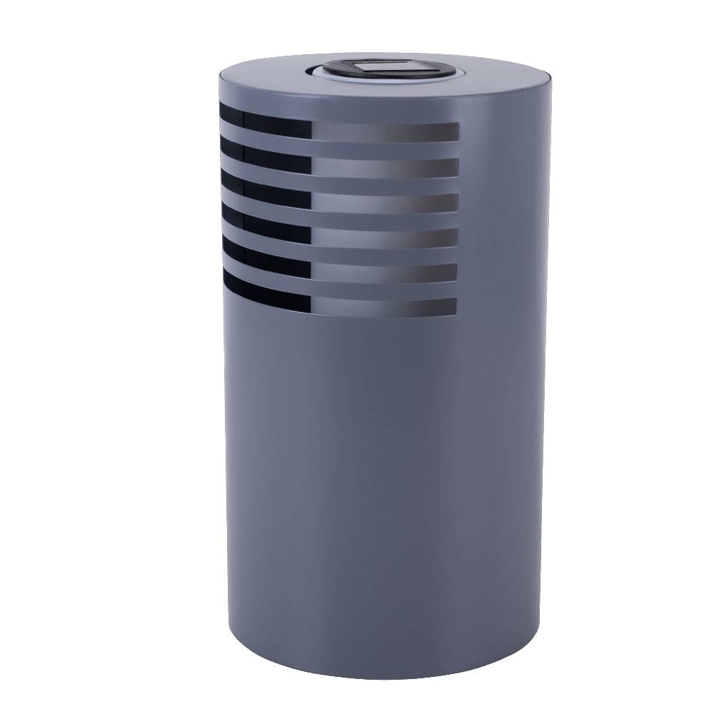 LED Solarlampe Wegeleuchte Gartenlampe Außenleuchte Standlampe, Kunststoff weiß, warmweiß, DxH 20x35 cm