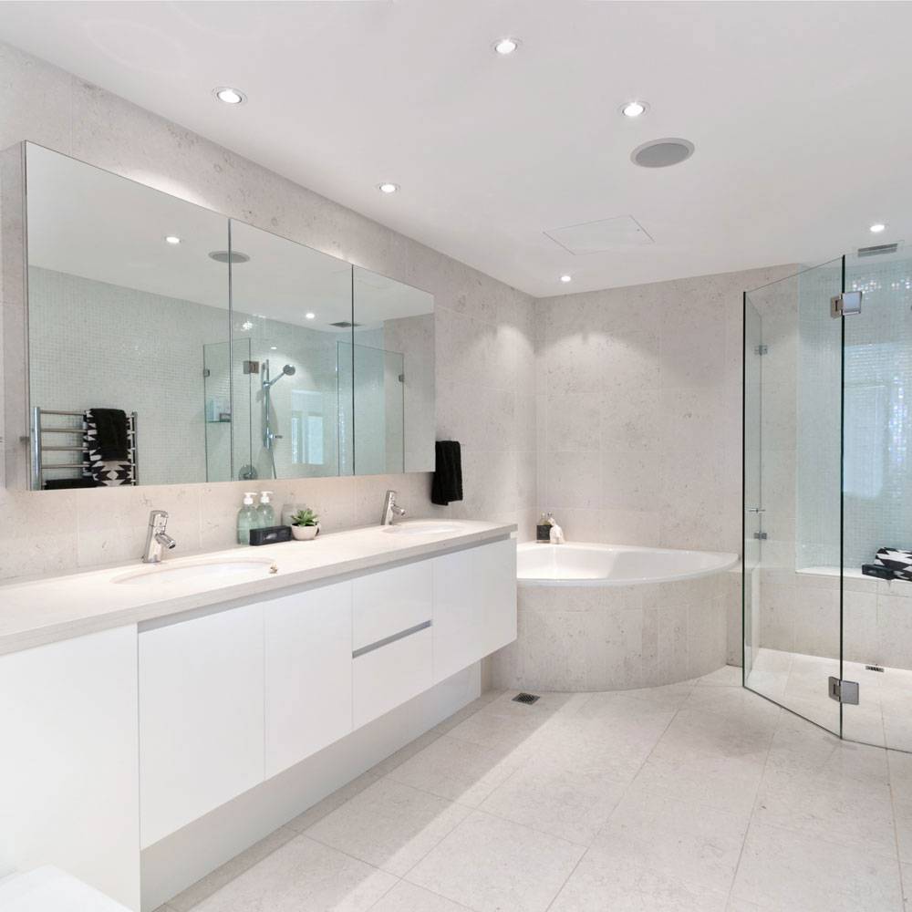 Einbaustrahler Deckenspot Deckenleuchte Lampe Einbauleuchte, Wohnzimmer Metall weiß, 1x LED 3W 200Lm 2700K, DxH 9x8,7 cm, 9er Set