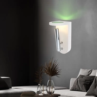 Wandlampe Innen modern Wohnzimmer Wandleuchte mit beweglichem Spot aus Gips, weiß Gläser tauschbar, 4,2 Watt 180 Lumen 3000 Kelvin, HxB 22x10,5 cm Wandlampe Innen modern Wohnzimmer Wandleuchte mit beweglichem Spot aus Gips, weiß Gläser tauschbar, 4,2 Watt 180 Lumen 3000 Kelvin, HxB 22x10,5 cm