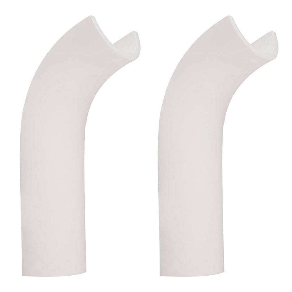 Wandleuchte Wandlampe Innenleuchte Flurleuchte Eingangsbereich, Gipsgestell weiß, gebogene Form, 1x LED 4,2 Watt 200 Lumen warmweiß, HxBxA 30x10x12