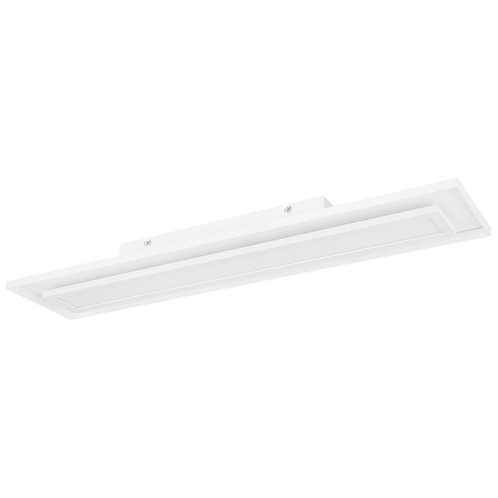 LED Deckenpanel Farbwechsel Deckenleuchte Fernbedienung Deckenlampe Aufbaupanel, CCT, RGB LED 24W 1460lm 2700-6500K, L 85 cm