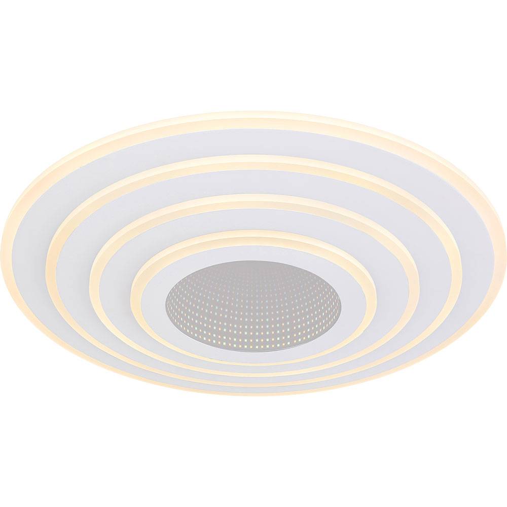 Smart Home Deckenlampe LED CCT Wohnzimmer Smart Deckenleuchte App Schlafzimmer, mit Fernbedienung dimmbar, 1x Smart LED 40W 3000-6500 Kelvin, DxH