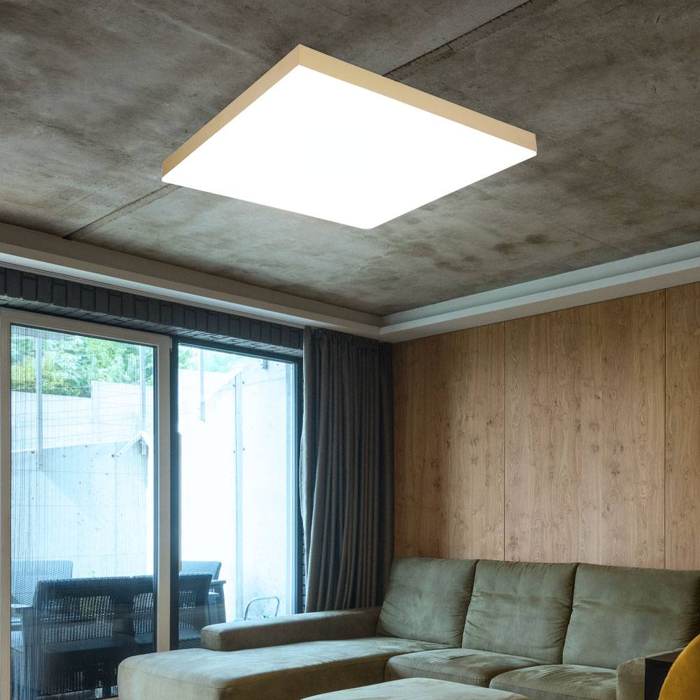 Deckenleuchte Wohnzimmerlampe Esszimmerleuchte Deckenlampe Flurleuchte, Fernbedienung dimmbar CCT Nachtlicht-/Memory, 1x LED 24W 1600Lm 2700-6500K