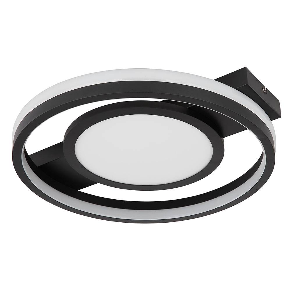 Deckenleuchte mit Fernbedienung Deckenlampe dimmbar Tageslichtleuchte rund, CCT RGB Farbwechsel, LED 40W 1200Lm, LxBxH 43x40x6,8 cm