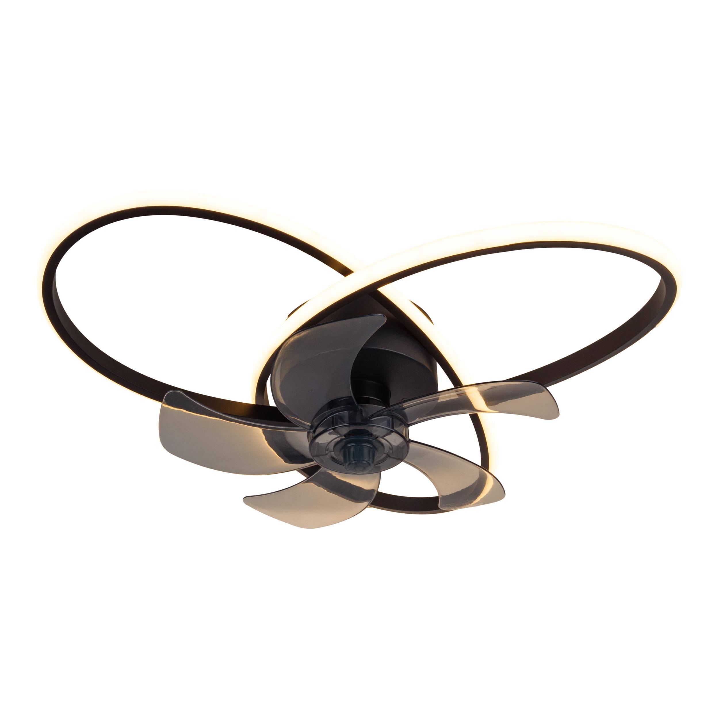 LED Deckenleuchte "RICCIO" inkl. Ventilator