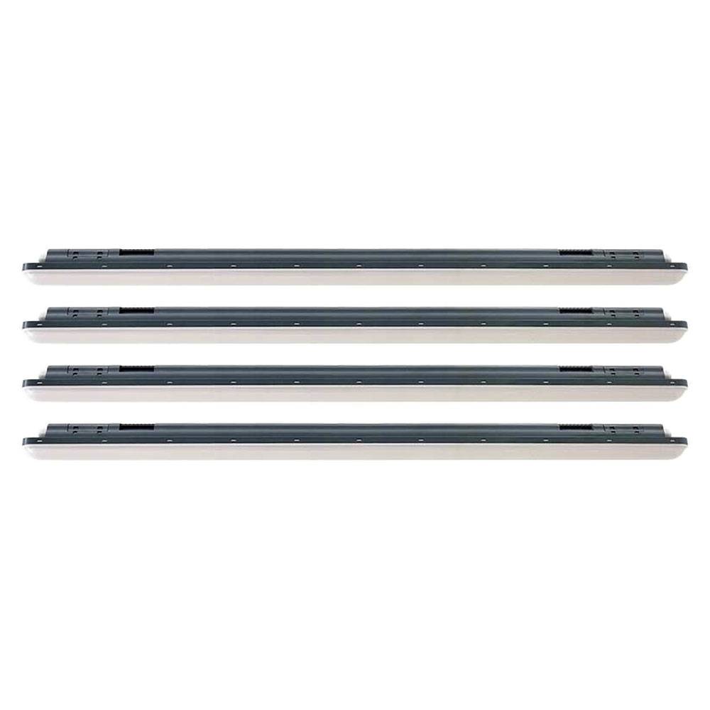 LED Wannenleuchte Hallenlampe Deckenleuchte Garagenlampe Feuchtraumleuchte, strahlwassergeschützt, Abstrahlwinkel 120°, 48W 5760lm 6500K kaltweiß