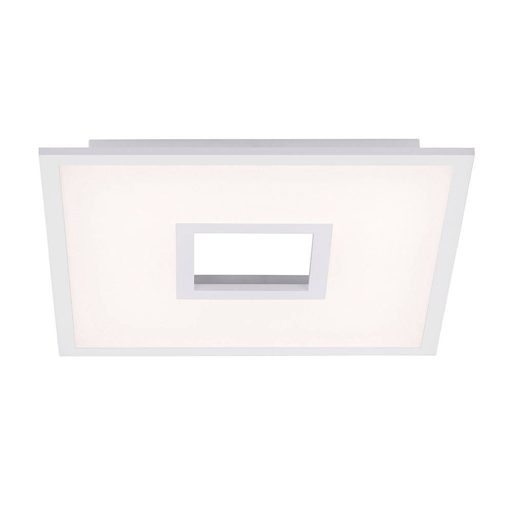 Deckenlampe dimmbar mit Fernbedienung Backlight Wohnzimmerlampe LED Deckenleuchte, RGB Farbwechsel, 28 W 3540lm 2700-5000K, LxH 45x5,2 cm